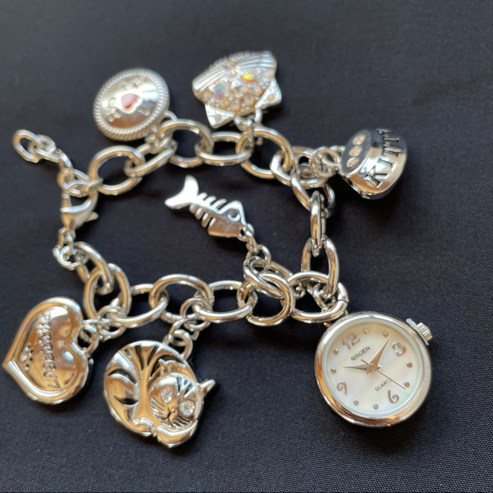 Gruen Charm Watch W/ Mother of Pearl Face